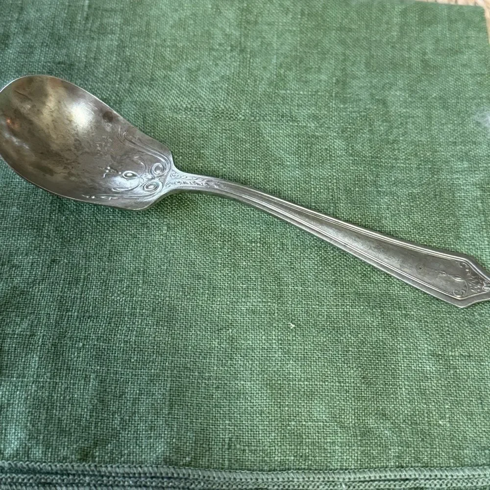 Antique 1900-1910 Simeon L. & George H. Rogers Company Spoon Nickel Silver